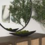 70657 - Piero Small Matte Black Metal Decorative Bowl