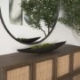 70658 - Piero Large Matte Black Metal Decorative Bowl