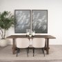 70873-AB - Suke 84" Medium Brown Rectangular Oak Dining Table