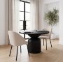 70254 - Shannon Dining Chair w/ Oatmeal Fabric & Matte Black Metal