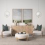70198 - Farrah Frosted Glass Globe w/ Gold Metal Pendant Light