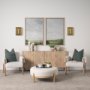 70446 - Cairn Brushed Gold Metal w/ Glass 1-Light Wall Sconce