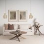 69239 - Halycon 16.0L x 16.0W x 20.0H Gold Mesh and Iron Pendant Light