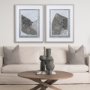 14239 - Mudslide II by Mercana Studio a Hand Embellished Textured Framed Art Print Matted under Glass