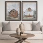 14603 - Old Barn I by Mercana Studio a Hand Embellished Textured Framed Art Print