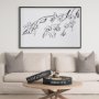 14682 - Blossoming Cherry Branch by Mercana Studio Hand Embellished Framed Art Print Matted under Glass