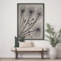15079 - Simple Floral-Grow by Mercana Studio a Hand Embellished Textured Framed Art Print