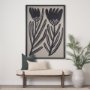 15080 - Simple Floral-Grow by Mercana Studio a Hand Embellished Textured Framed Art Print