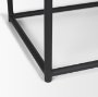 70817 - Taniel Light Brown Wood w/ Black Metal Stool