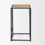 70818 - Taniel Light Brown Wood w/ Black Metal Counter Stool