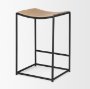 70818 - Taniel Light Brown Wood w/ Black Metal Counter Stool