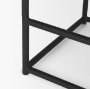 70818 - Taniel Light Brown Wood w/ Black Metal Counter Stool