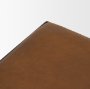 70819 - Taniel Brown Leather w/ Black Metal Stool
