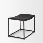 70821 - Taniel Textured Black Wood w/ Black Metal Stool