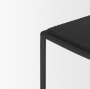 70821 - Taniel Textured Black Wood w/ Black Metal Stool