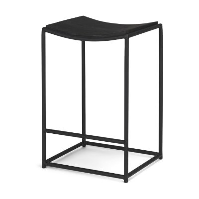 70822 - Taniel Textured Black Wood w/ Black Metal Counter Stool