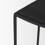 70822 - Taniel Textured Black Wood w/ Black Metal Counter Stool