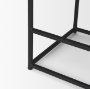 70822 - Taniel Textured Black Wood w/ Black Metal Counter Stool