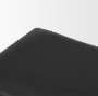 70823 - Taniel Black Leather w/ Black Metal Stool