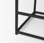 70824 - Taniel Black Leather w/ Black Metal Counter Stool