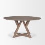 70847 - Jennings 60" Light Brown Wood Dining Table