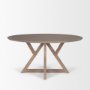 70847 - Jennings 60" Light Brown Wood Dining Table
