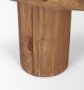70888-AB - Tucson Natural Wood w/ Round Black Oak Top Coffee Table 