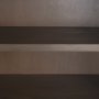 70828 - Sloan 42W x 80H Dark Brown Wood W/Black Metal Arched Curio Cabinet