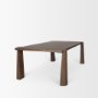 70843-AB - Tammar Rectangular Brown Wood w/ Tapered Legs Dining Table