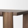 70843-AB - Tammar Rectangular Brown Wood w/ Tapered Legs Dining Table