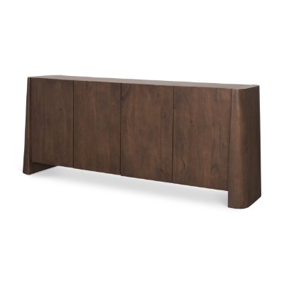 70844 - Tammar Brown Wood 4-Door Sideboard