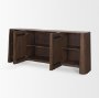70844 - Tammar Brown Wood 4-Door Sideboard