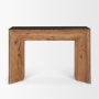 70893 - Tabor Natural Wood w/ Black Oak Waterfall Console Table