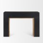 70893 - Tabor Natural Wood w/ Black Oak Waterfall Console Table