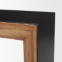 70893 - Tabor Natural Wood w/ Black Oak Waterfall Console Table