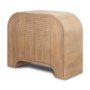 70837 - Sorina Reverse Fluted Light Brown Wood Accent Cabinet