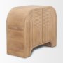 70837 - Sorina Reverse Fluted Light Brown Wood Accent Cabinet