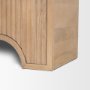 70837 - Sorina Reverse Fluted Light Brown Wood Accent Cabinet