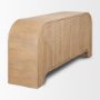 70838 - Sorina Reverse Fluted Light Brown Wood Sideboard