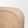 70838 - Sorina Reverse Fluted Light Brown Wood Sideboard