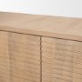70838 - Sorina Reverse Fluted Light Brown Wood Sideboard