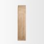 70825 - Suri Light Brown Wood W/Glass Doors Arched Curio Cabinet