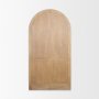 70825 - Suri Light Brown Wood W/Glass Doors Arched Curio Cabinet