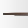 70830-AB - Swanson 60" Dark Brown Wood Round Pedestal Dining Table