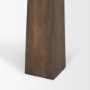 71018-AB - Wolcott Rectangular Dark Brown Solid Wood Dining Table
