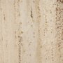 70849-AB - Shivon 84" Rectangular Light Brown Mango Wood W/ Travertine Dining Table