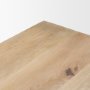 70850-AB - Shivon 94" Light Brown Mango Wood W/ Travertine Dining Table