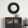 70601 - Ranela Black Beaded Wooden Wall Mirror