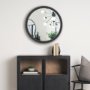 70606 - Roan Black Wood Beaded Wall Mirror