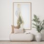 15323 - Can you Feel the Peace by Ira Havuka a Hand Embelished Textured Framed Art Print Matted under Glass